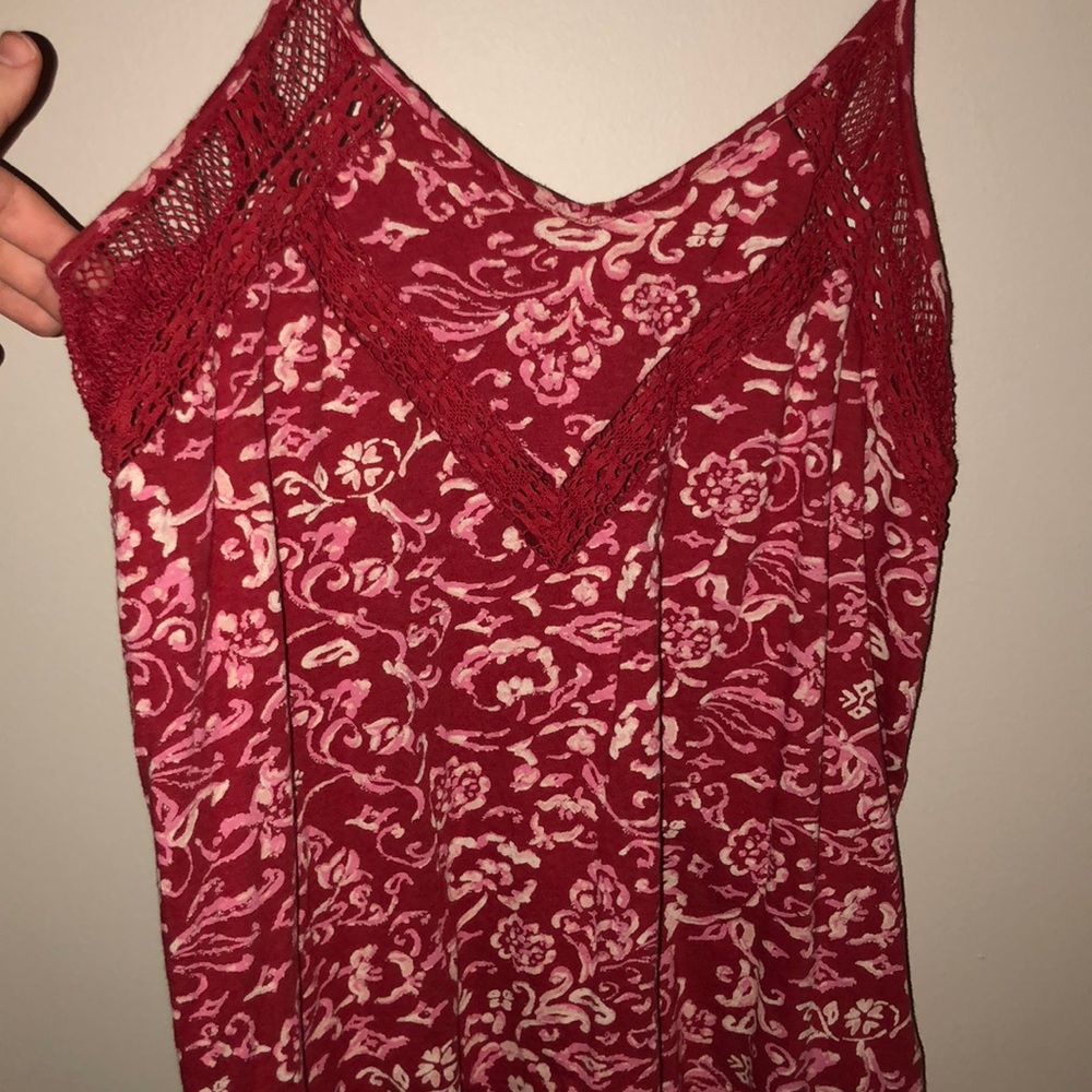 Floral tank top